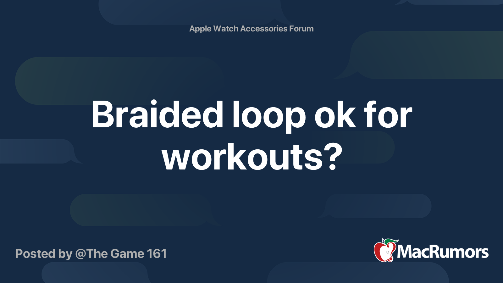 Braided solo loop online workout