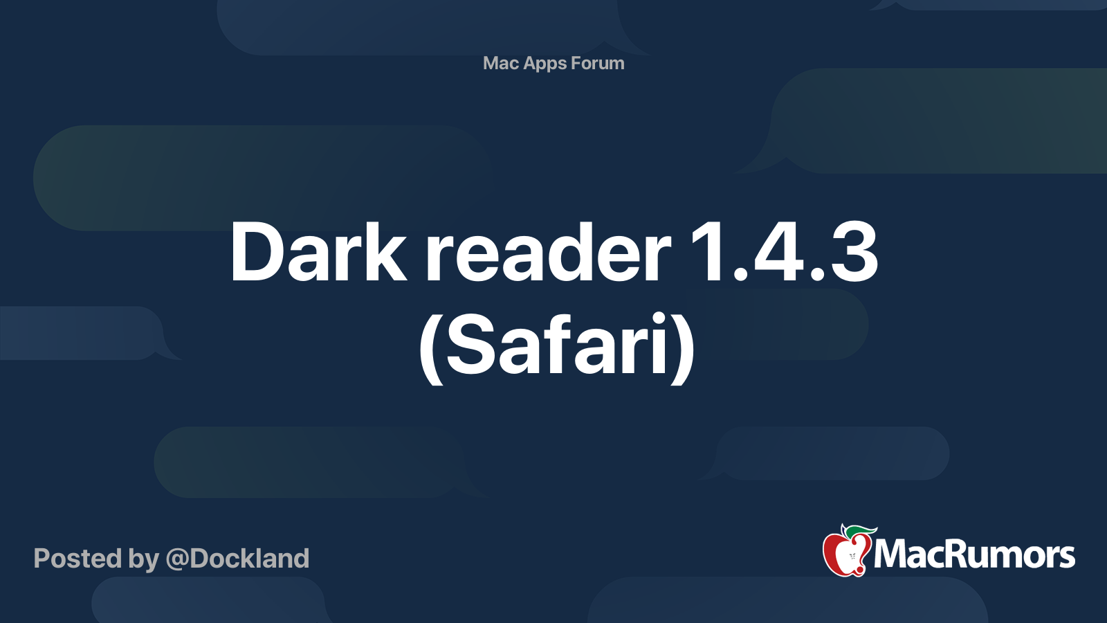 Как настроить dark reader