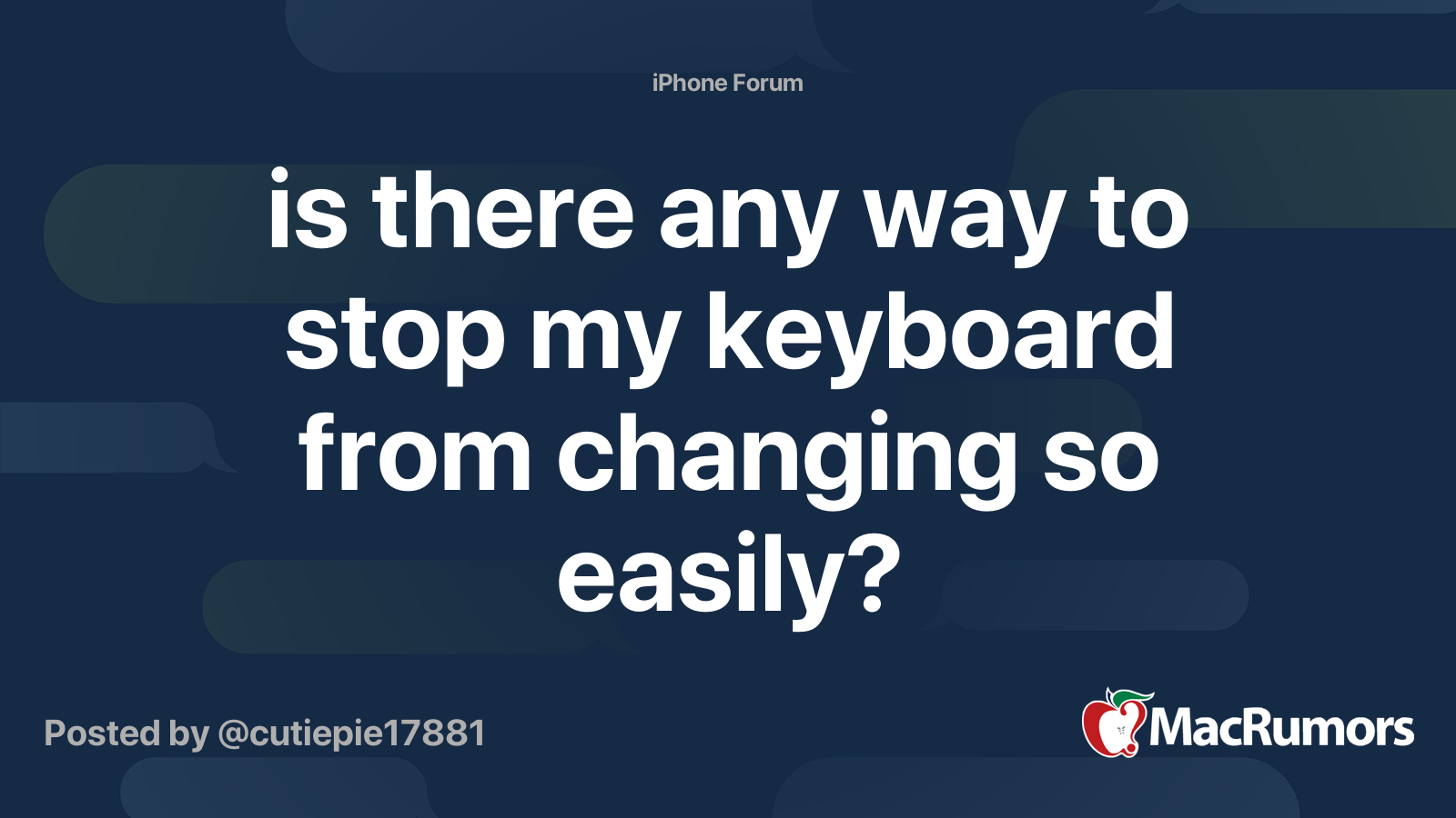 is-there-any-way-to-stop-my-keyboard-from-changing-so-easily