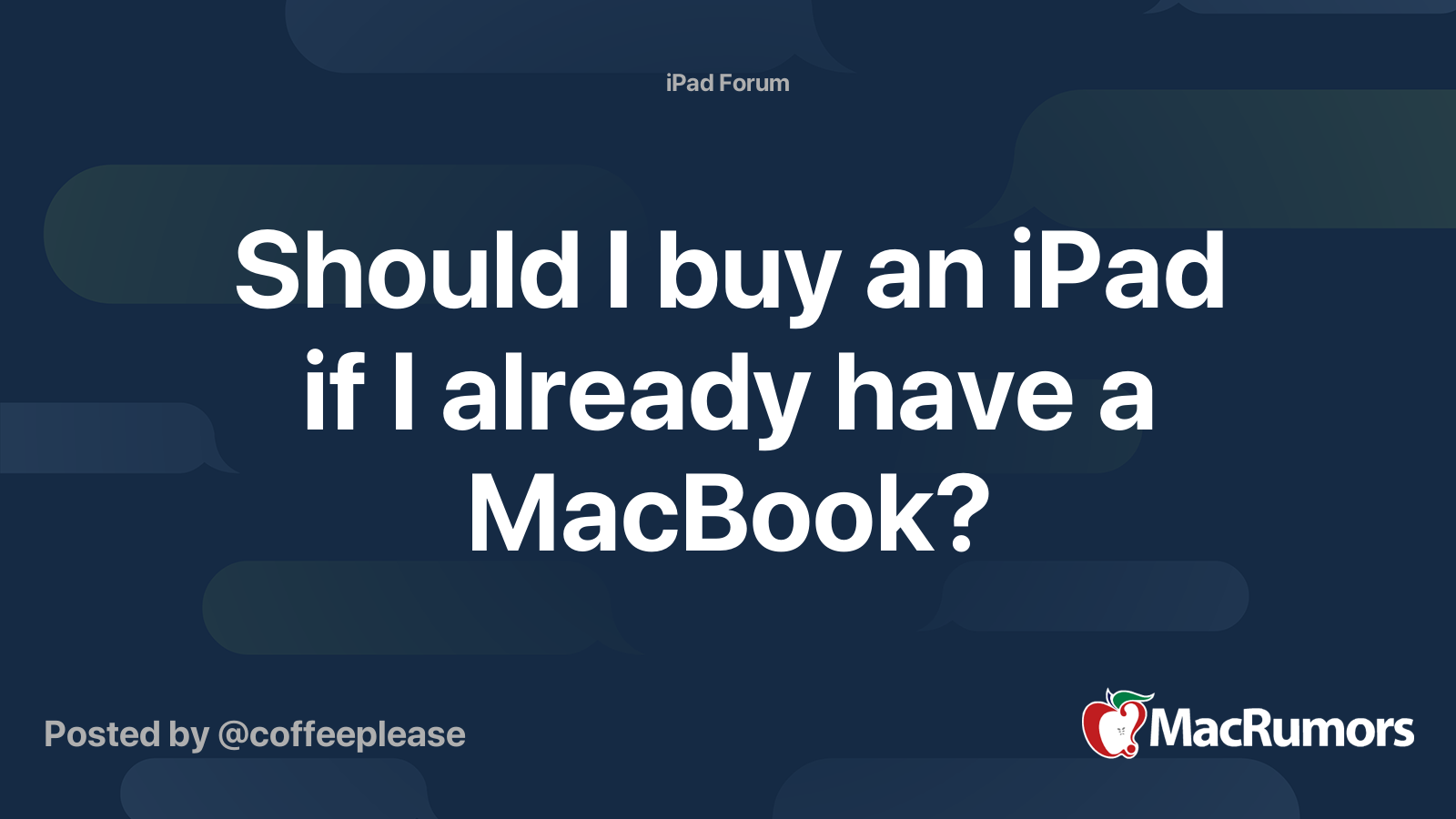 Why should i hot sale get an ipad