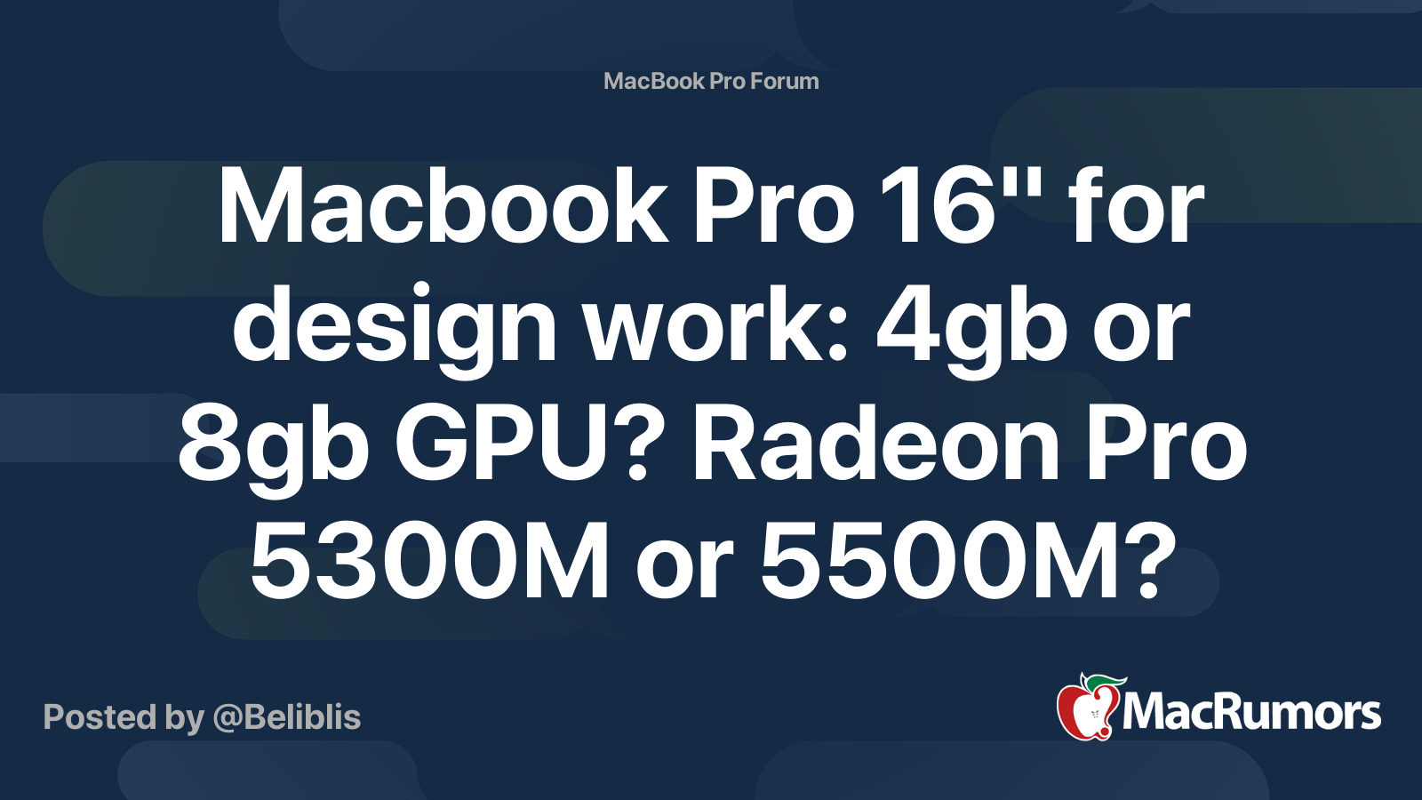 Radeon pro best sale 5300m 4gb