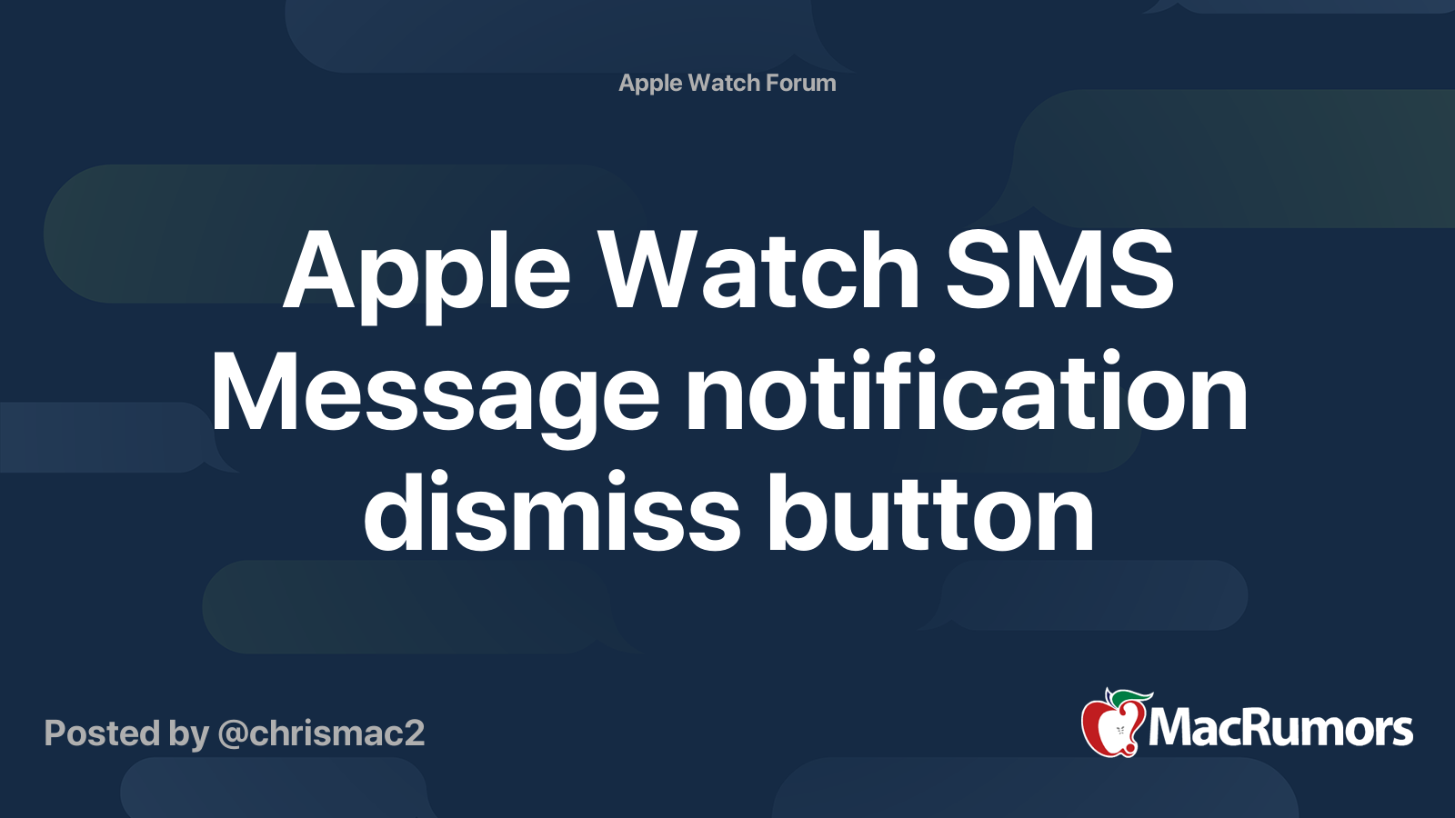 Notification sms apple discount watch