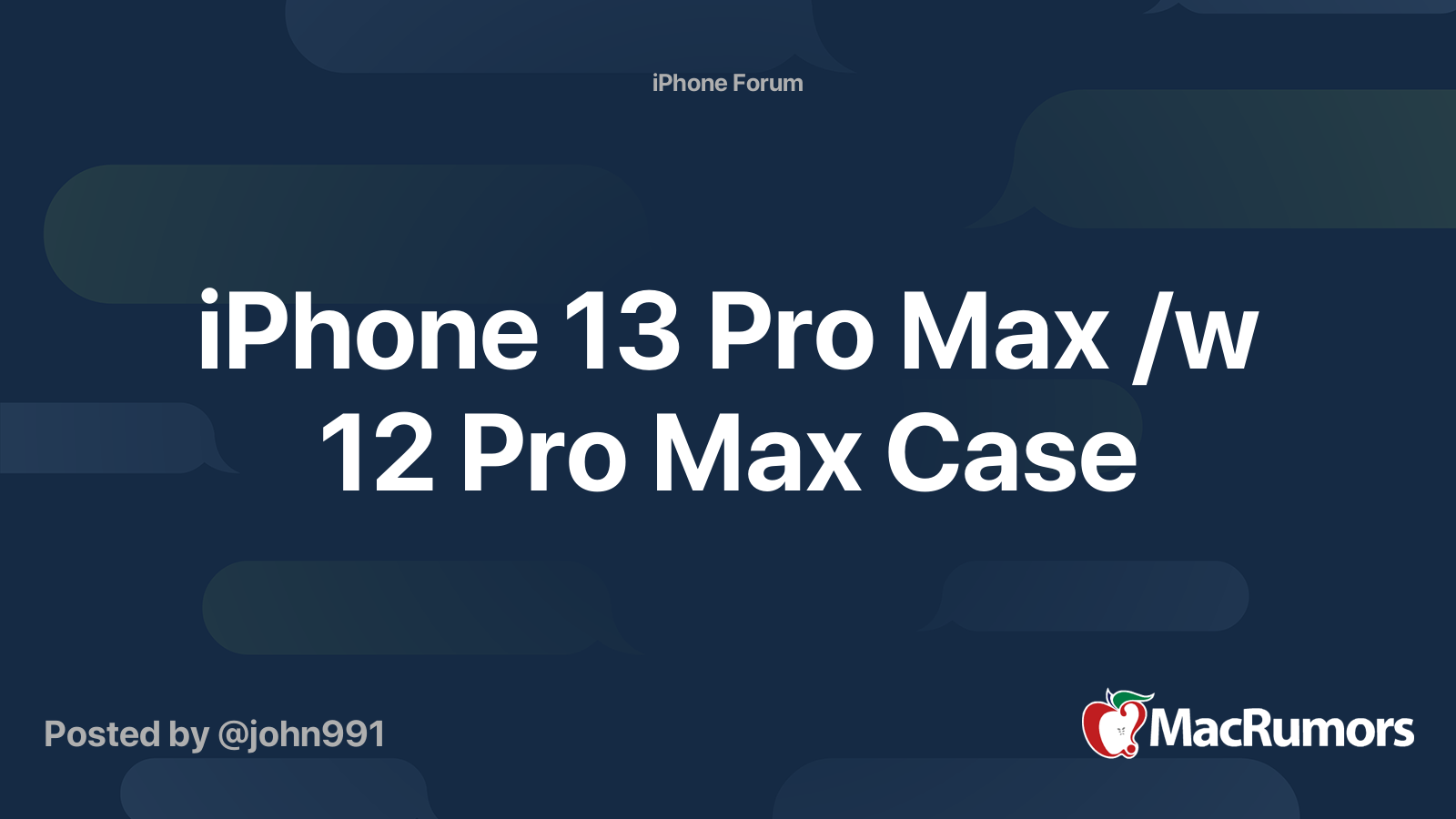 Will The IPhone 12 Pro Case FIT The IPhone 13 Pro Case & Vise Versa??? 