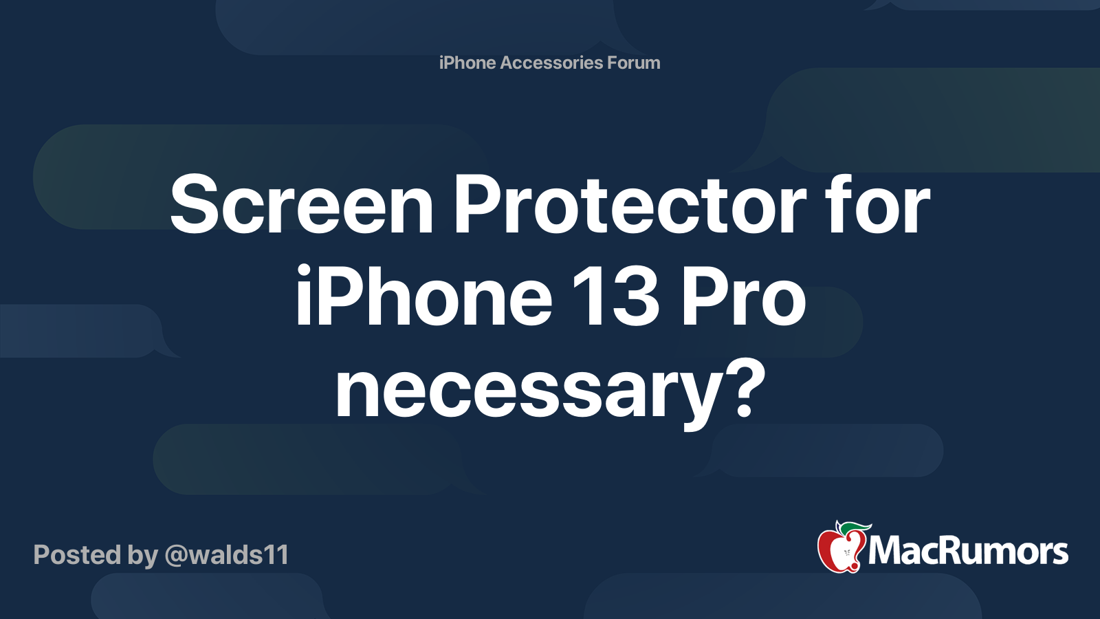 iphone 13 screen protector necessary