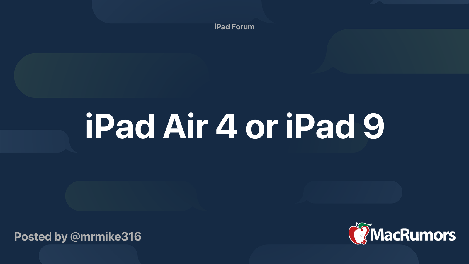 ipad air 4 oder ipad 9