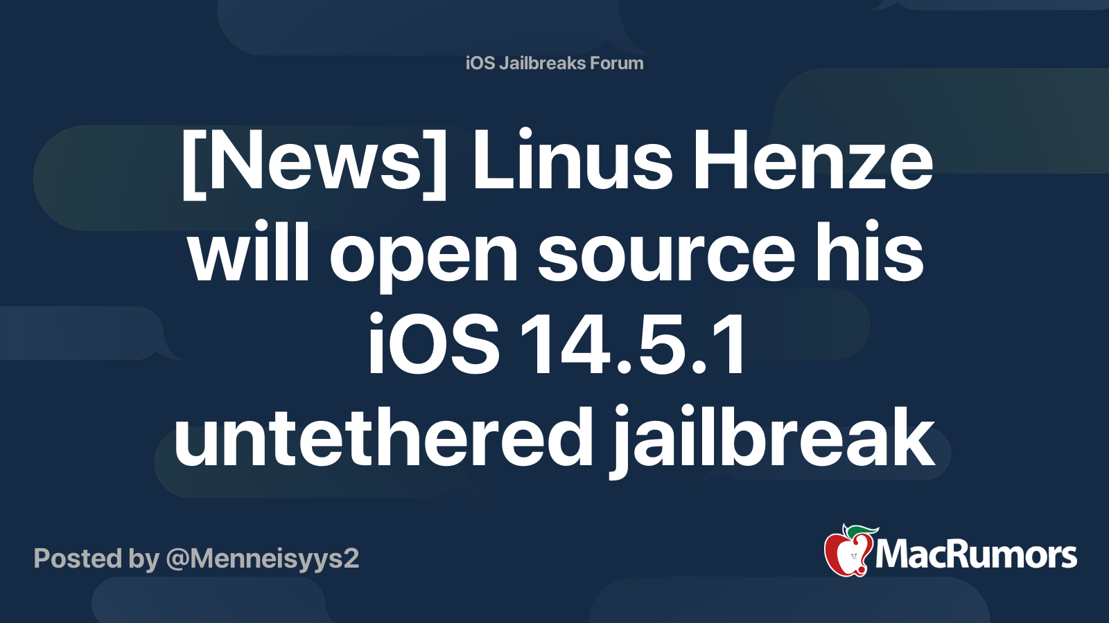 Untethered jailbreak of iPhone up to iOS 14.5.1 has been released