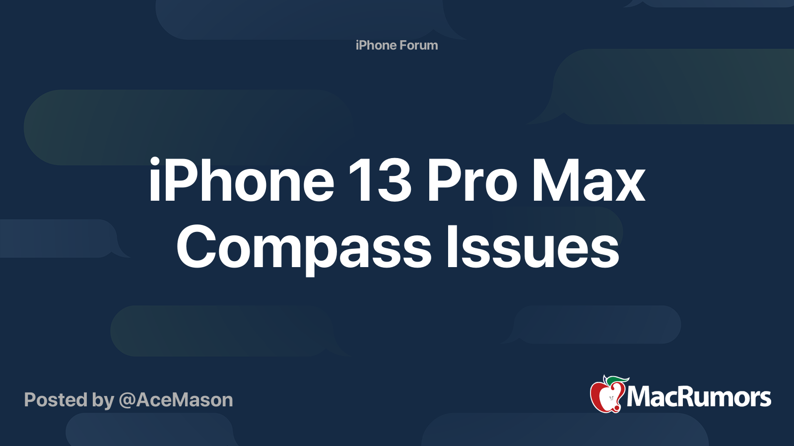 iphone 13 pro max compass not working