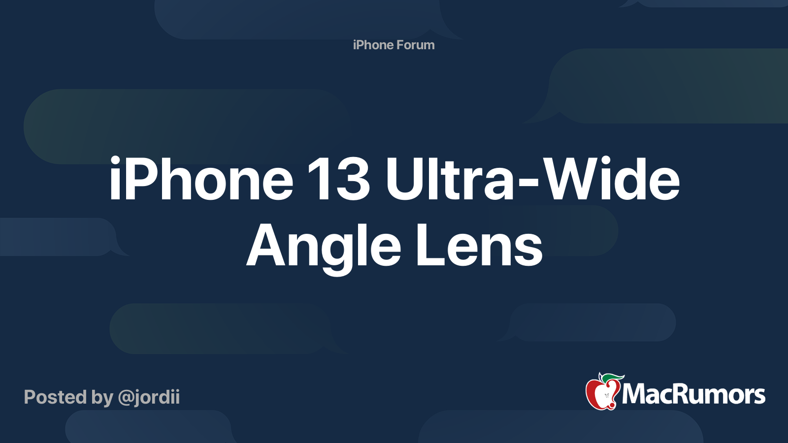 iphone 13 wide angle camera lens