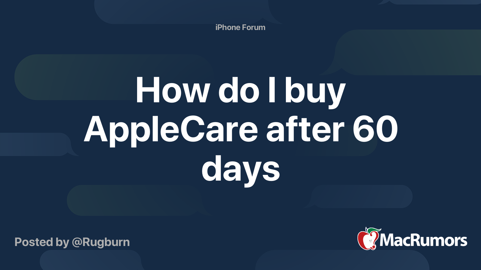 Can I buy AppleCare+ after 60 days?