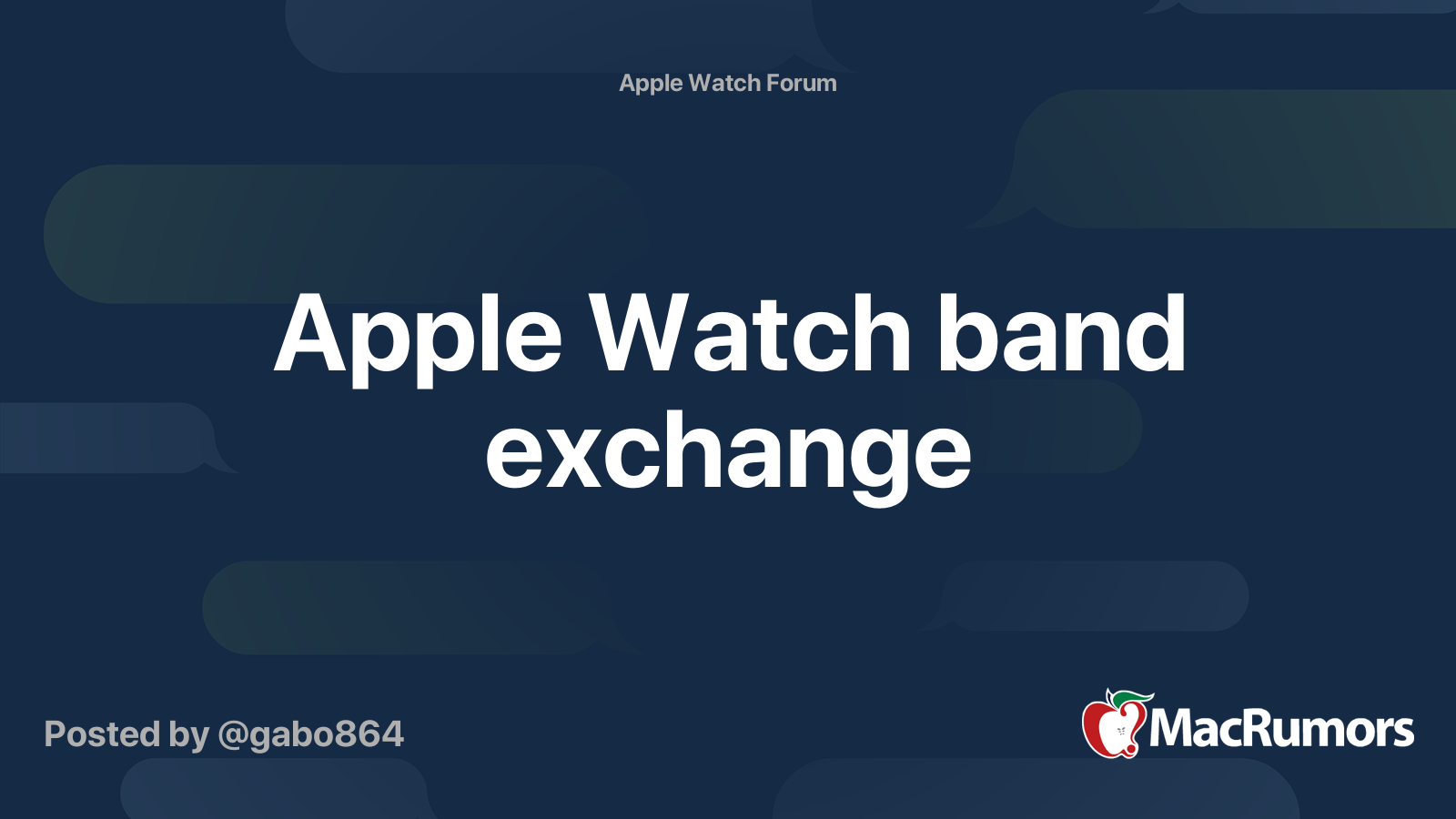 Apple exchange watch discount band