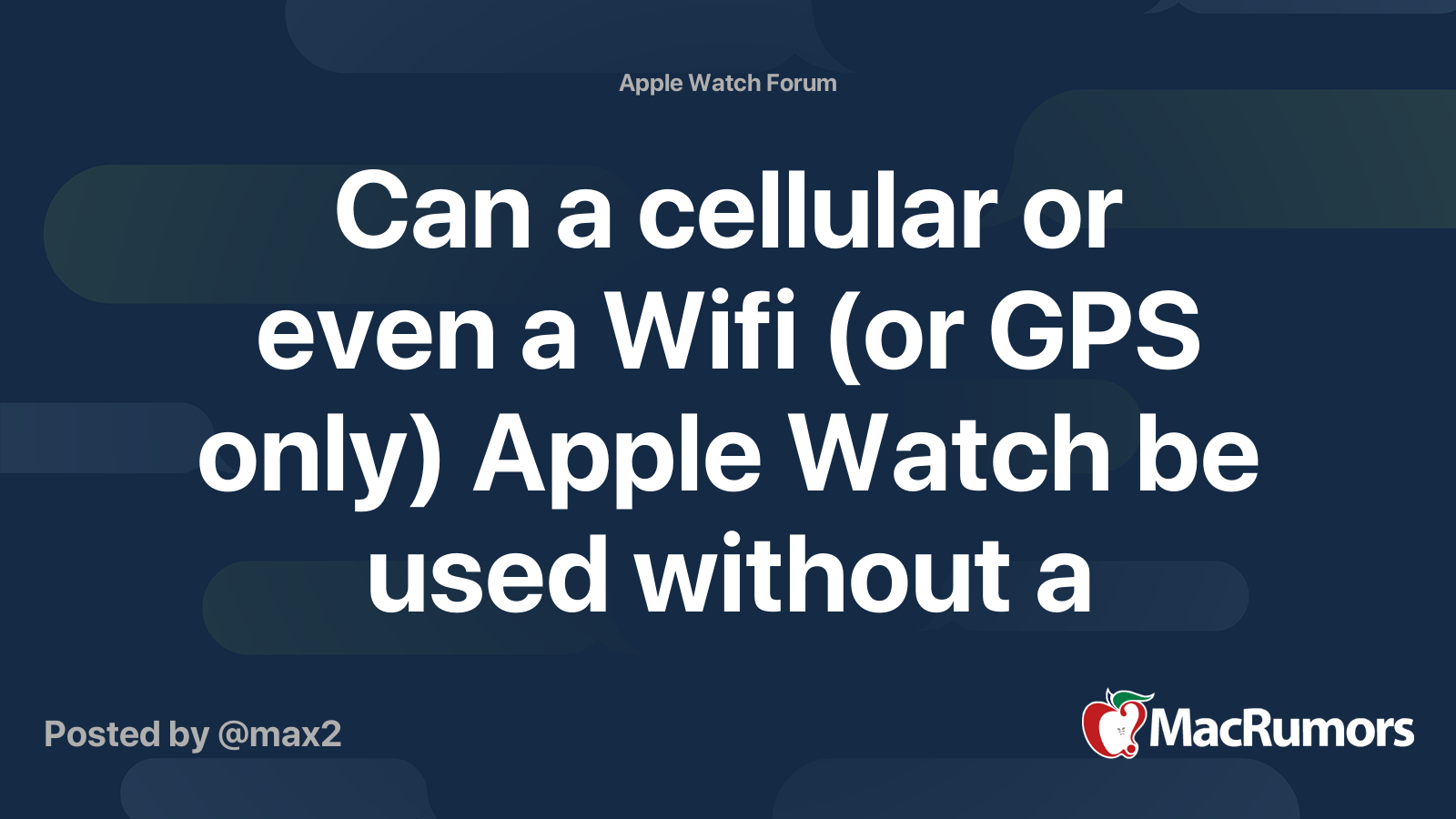 Apple watch wifi only vs cellular hot sale