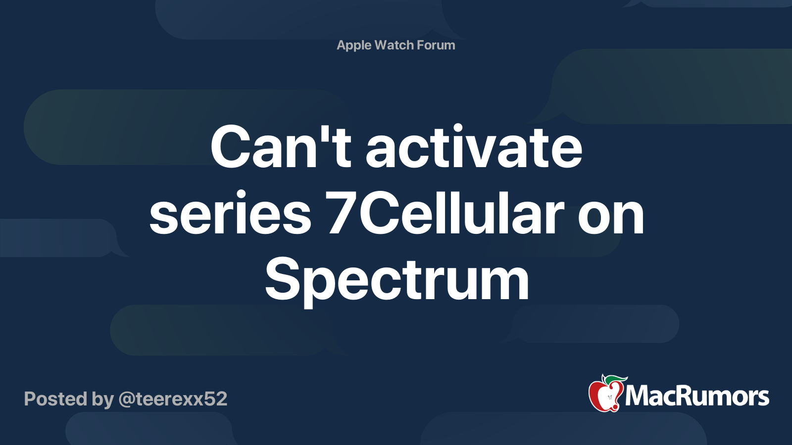 Spectrum apple watch online cellular