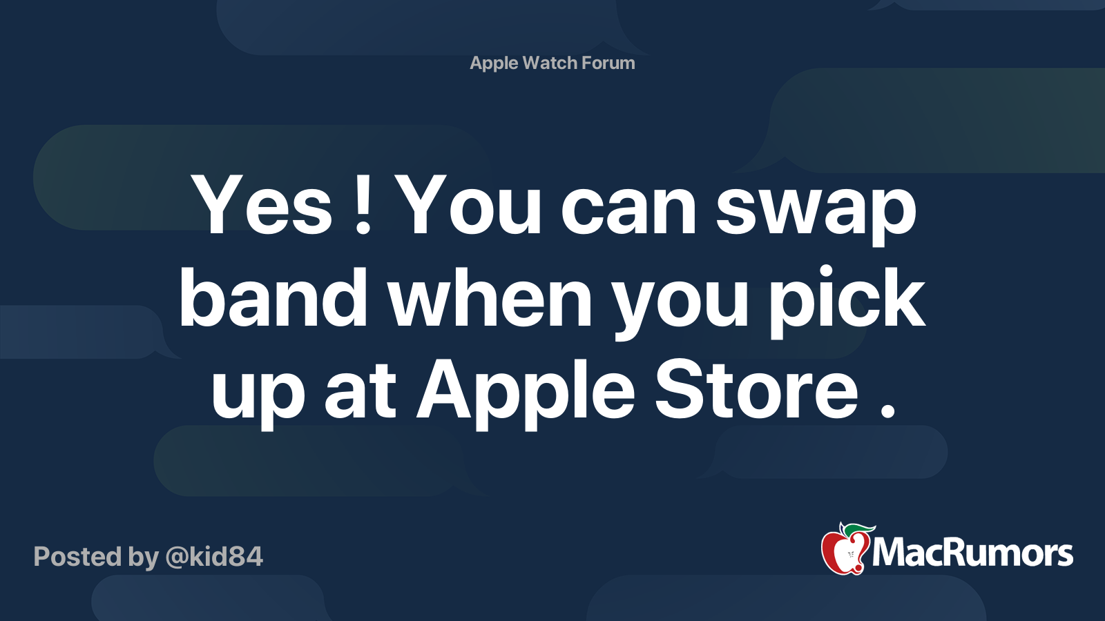 Apple watch online swap