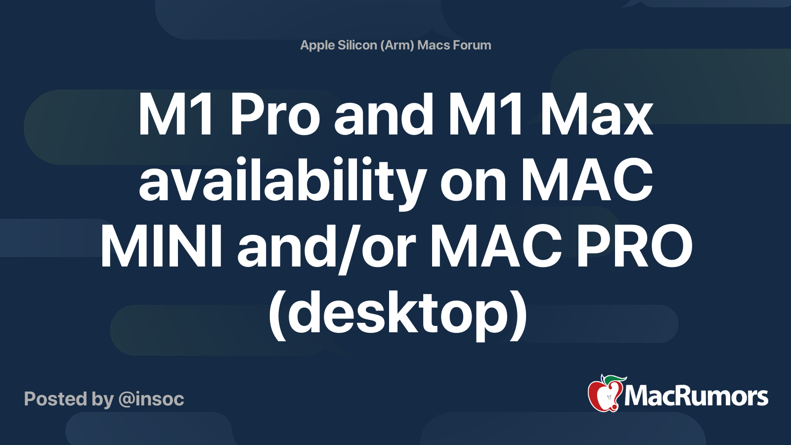 New Mac mini With M1 Pro And M1 Max Coming Spring 2022