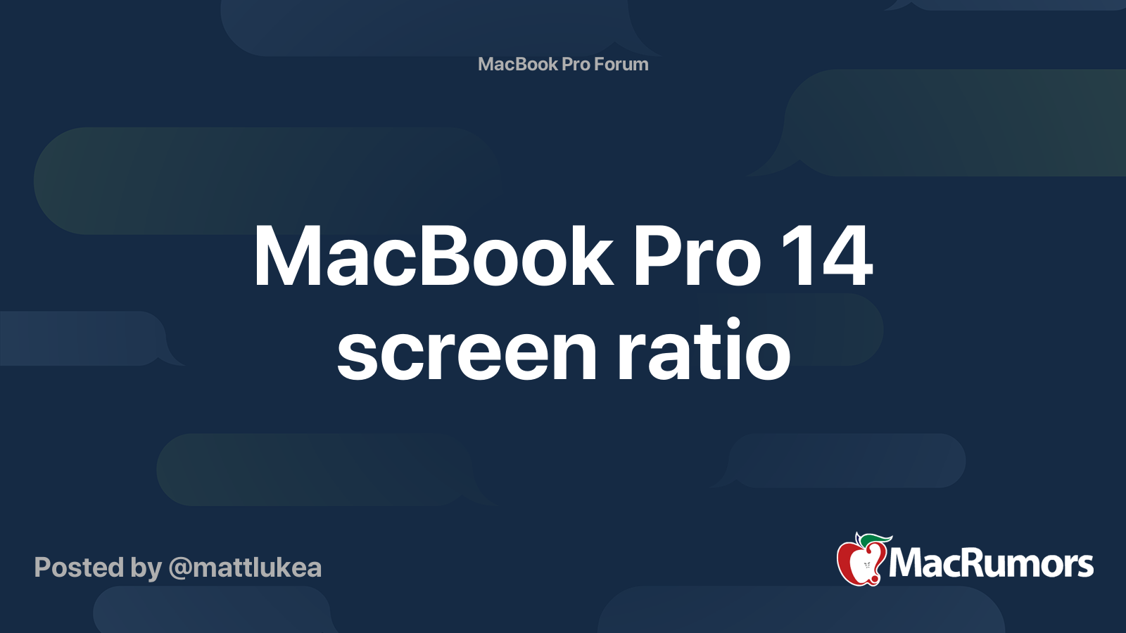 screen ratio macbook pro 14