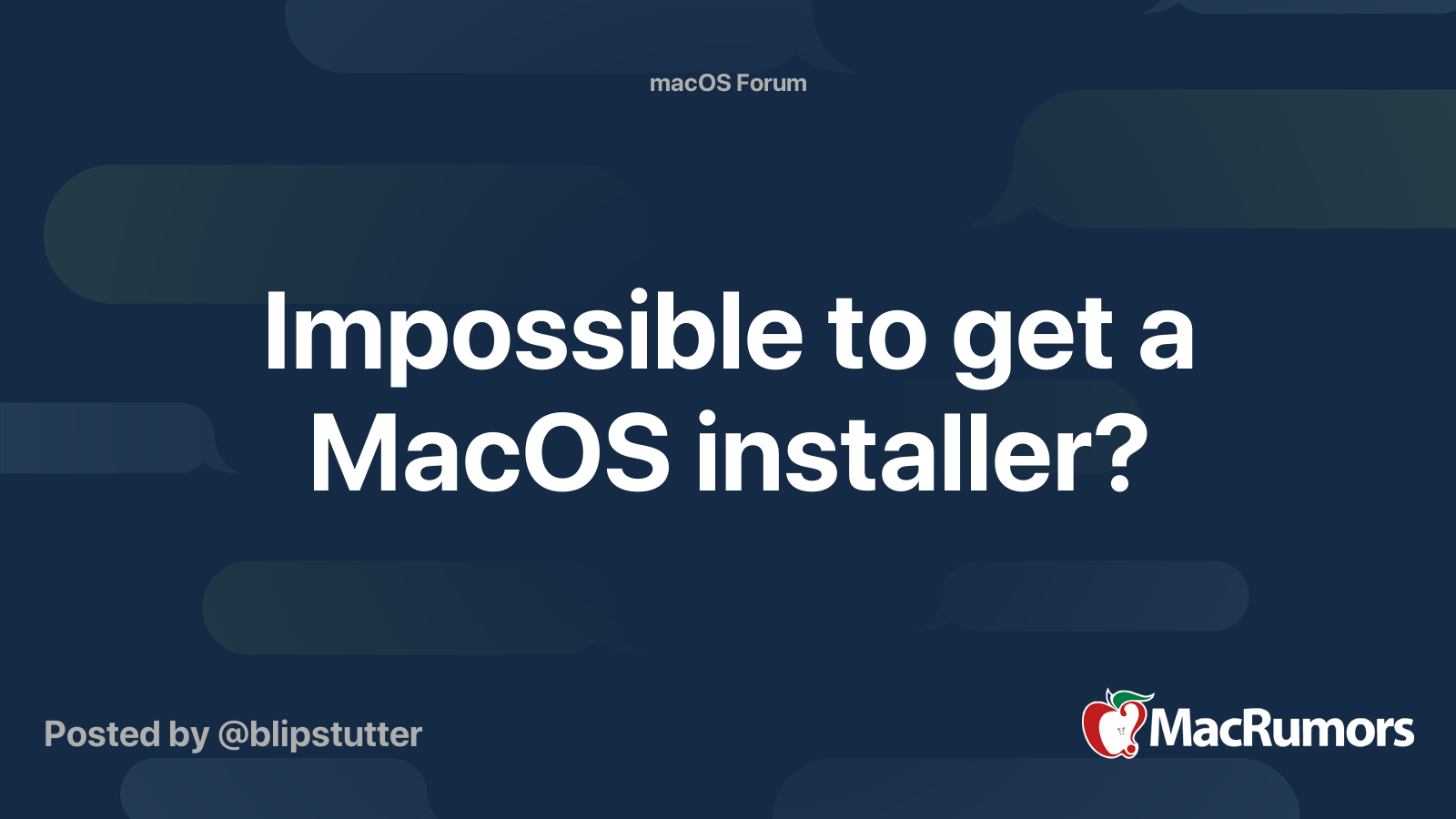 comment installer macos