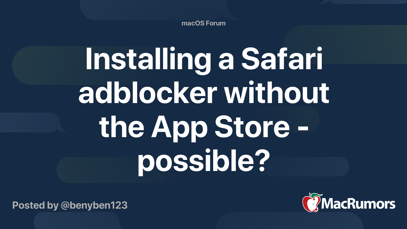 adblock safari without app store