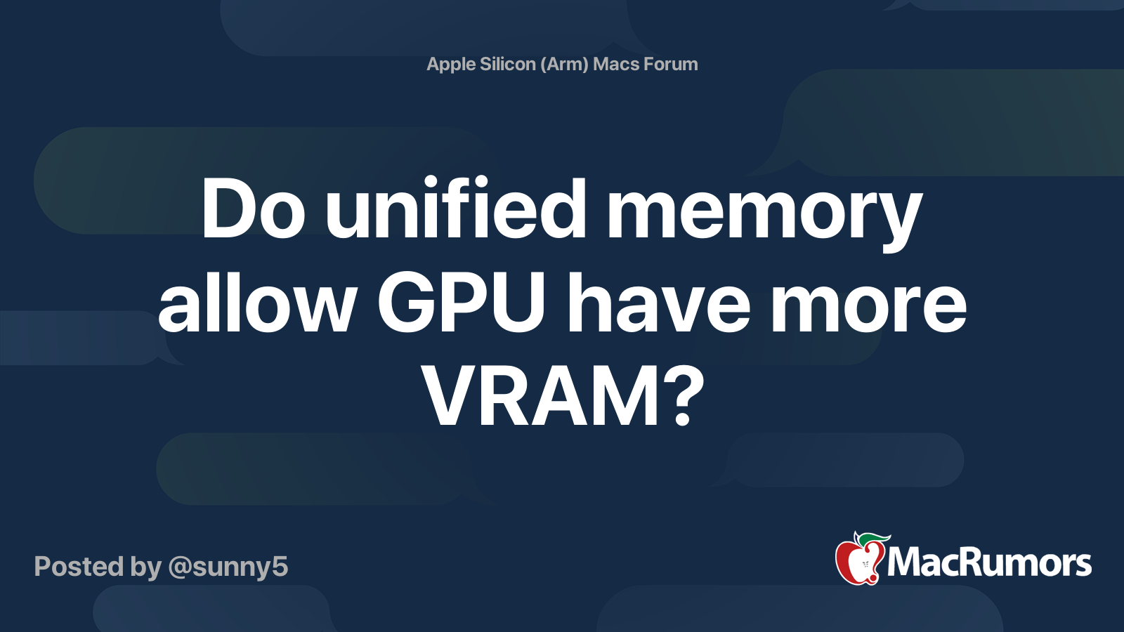 do-unified-memory-allow-gpu-have-more-vram-macrumors-forums