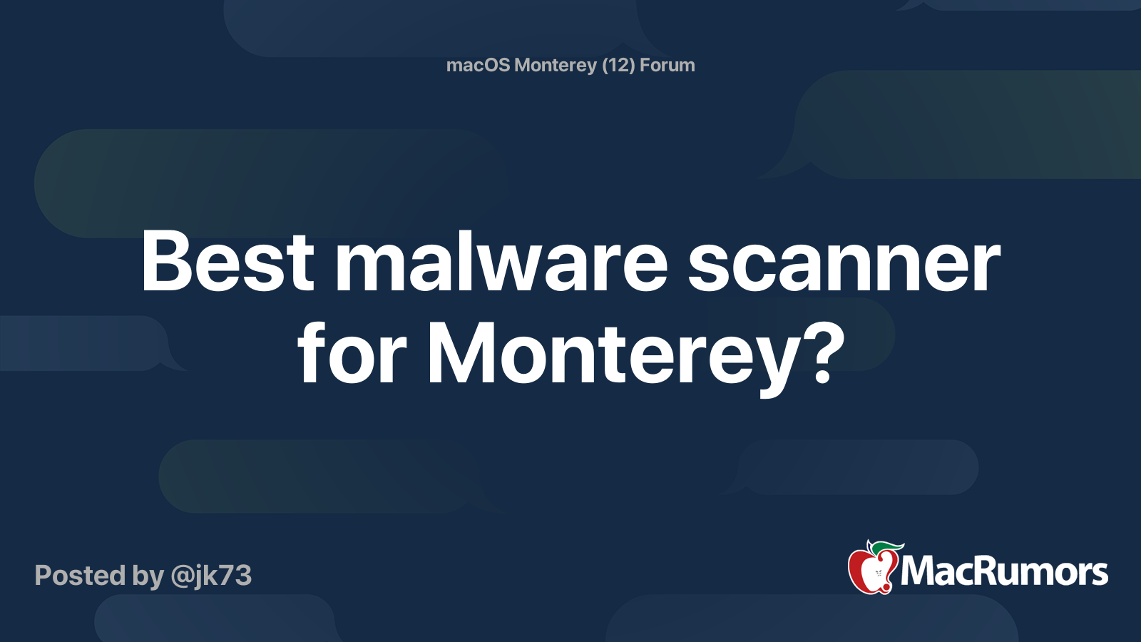 Best malware scanner for Monterey? | MacRumors Forums