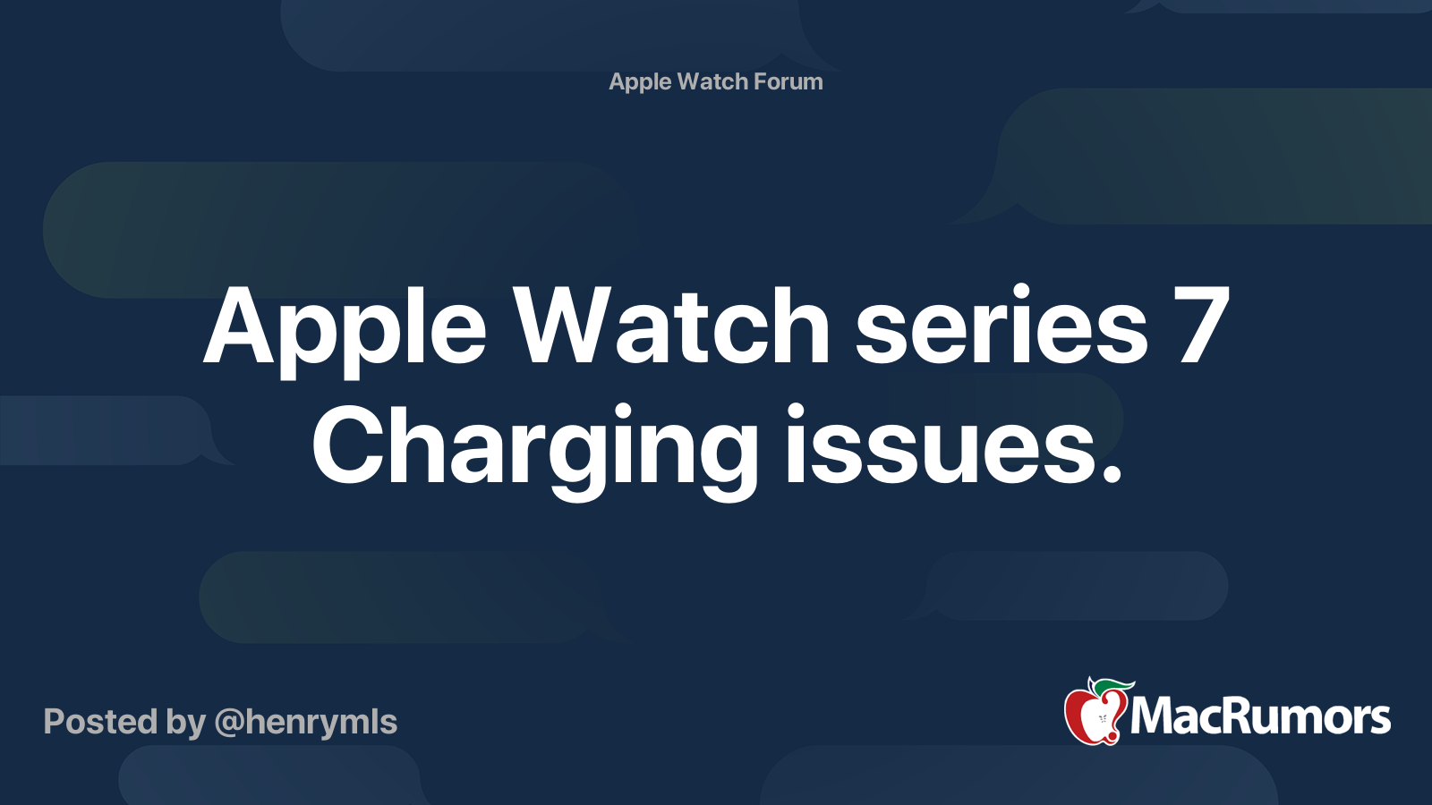 Apple watch charging online problem