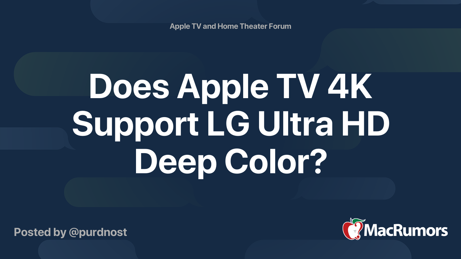 Does lg support online apple tv