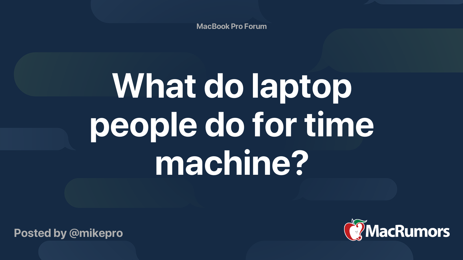 what-do-laptop-people-do-for-time-machine-macrumors-forums