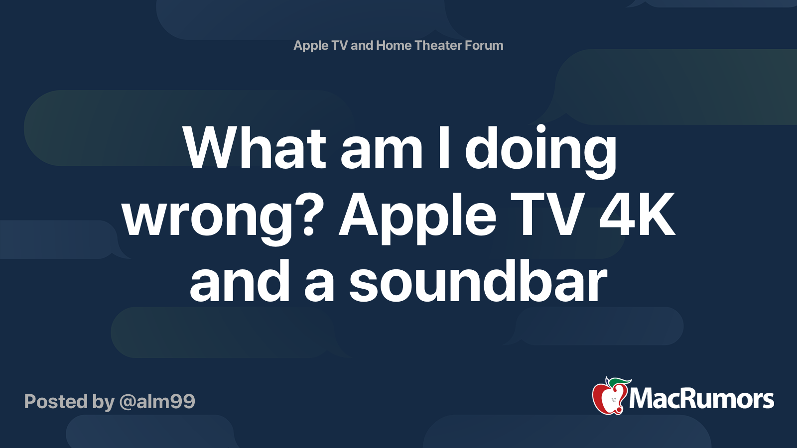 Apple tv 2024 4k soundbar