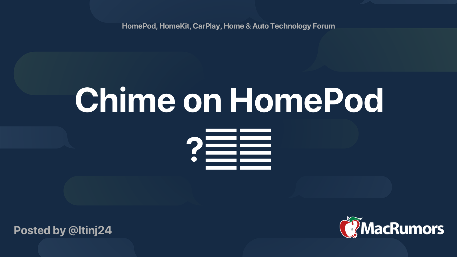 homepod chime doorbell