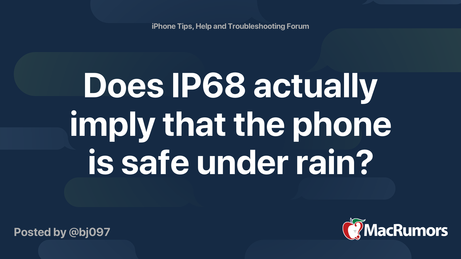 Can Ip68 Be Used In Rain? _ IP ratings and standards explained – GSJVO