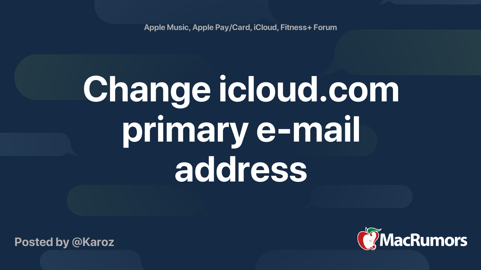 How to Make Your 'iCloud.com' Email Address the Default for Sending  Messages - MacTrast