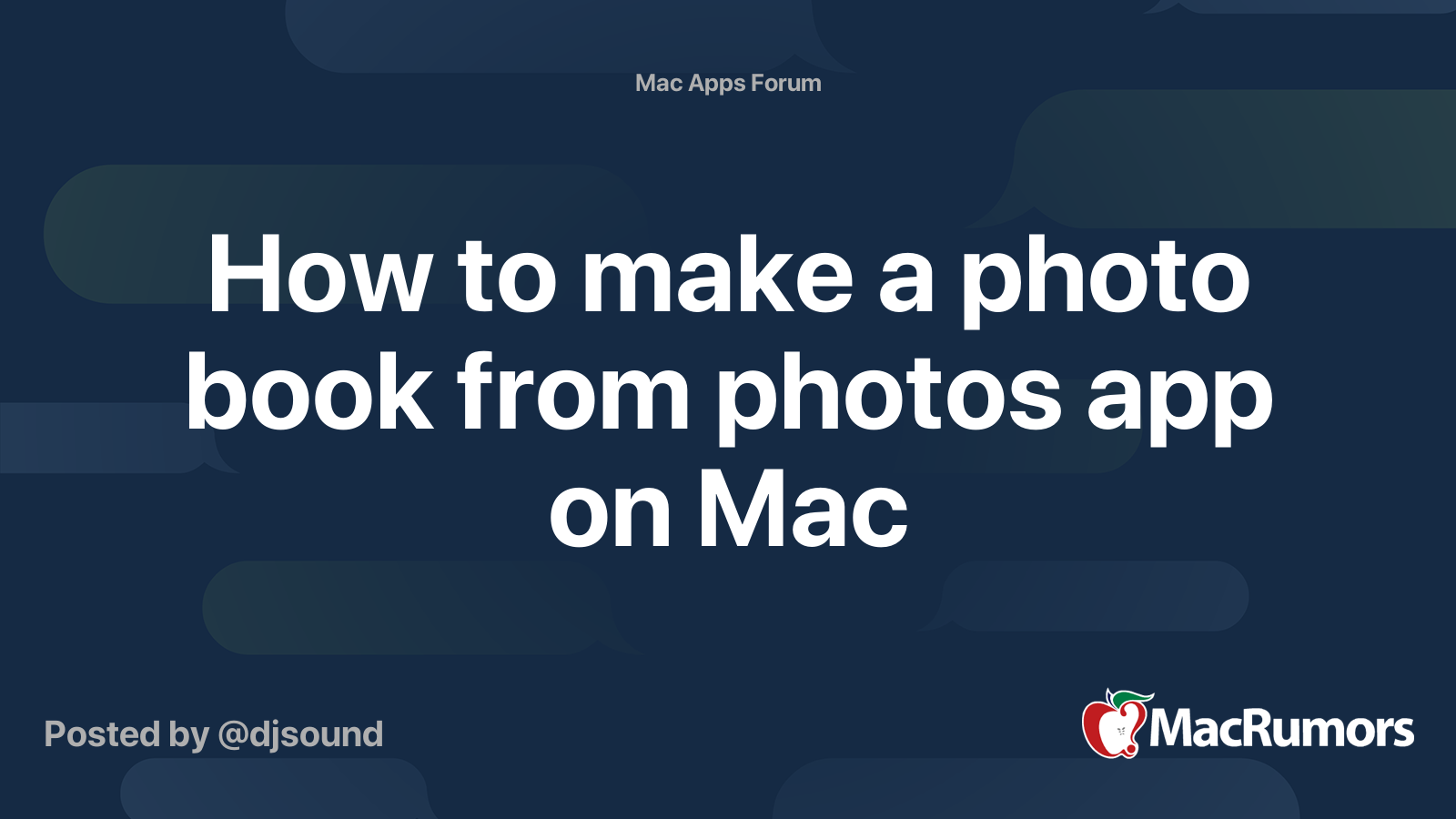 how-to-make-a-photo-book-from-photos-app-on-mac-macrumors-forums