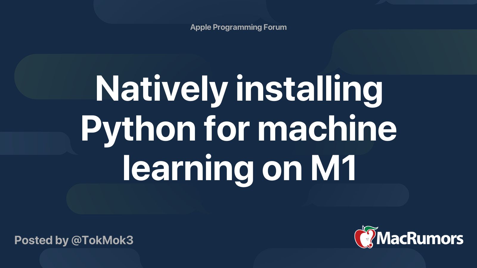 Installing Python on Mac M1