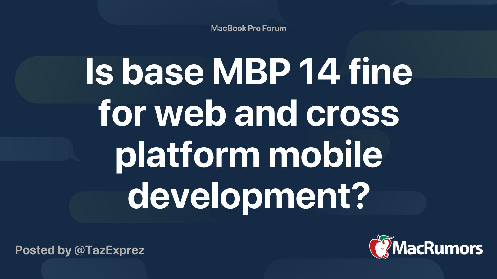 is-base-mbp-14-fine-for-web-and-cross-platform-mobile-development