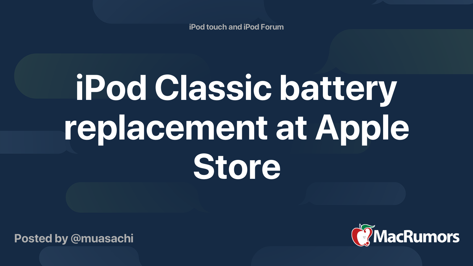 ipod battery replacement apple store