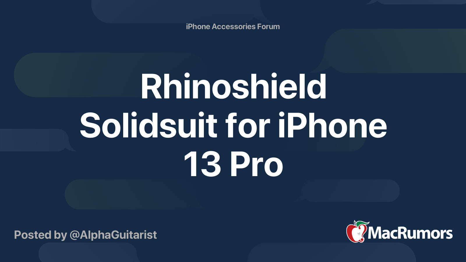 Rhinoshield Solidsuit for iPhone 13 Pro