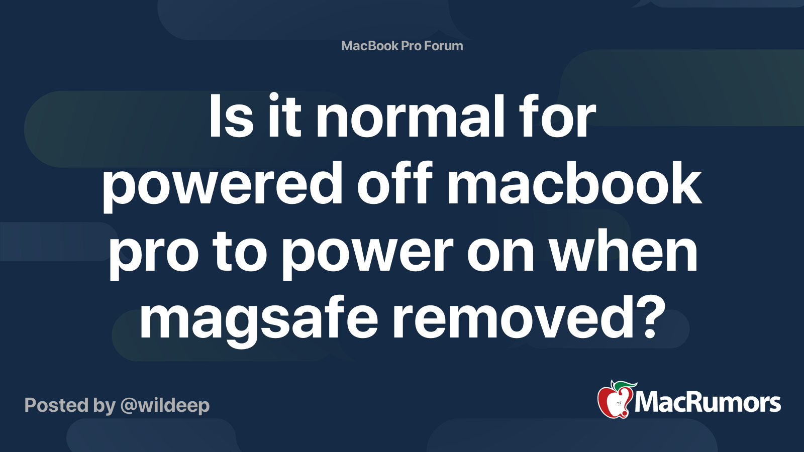 is-it-normal-for-powered-off-macbook-pro-to-power-on-when-magsafe