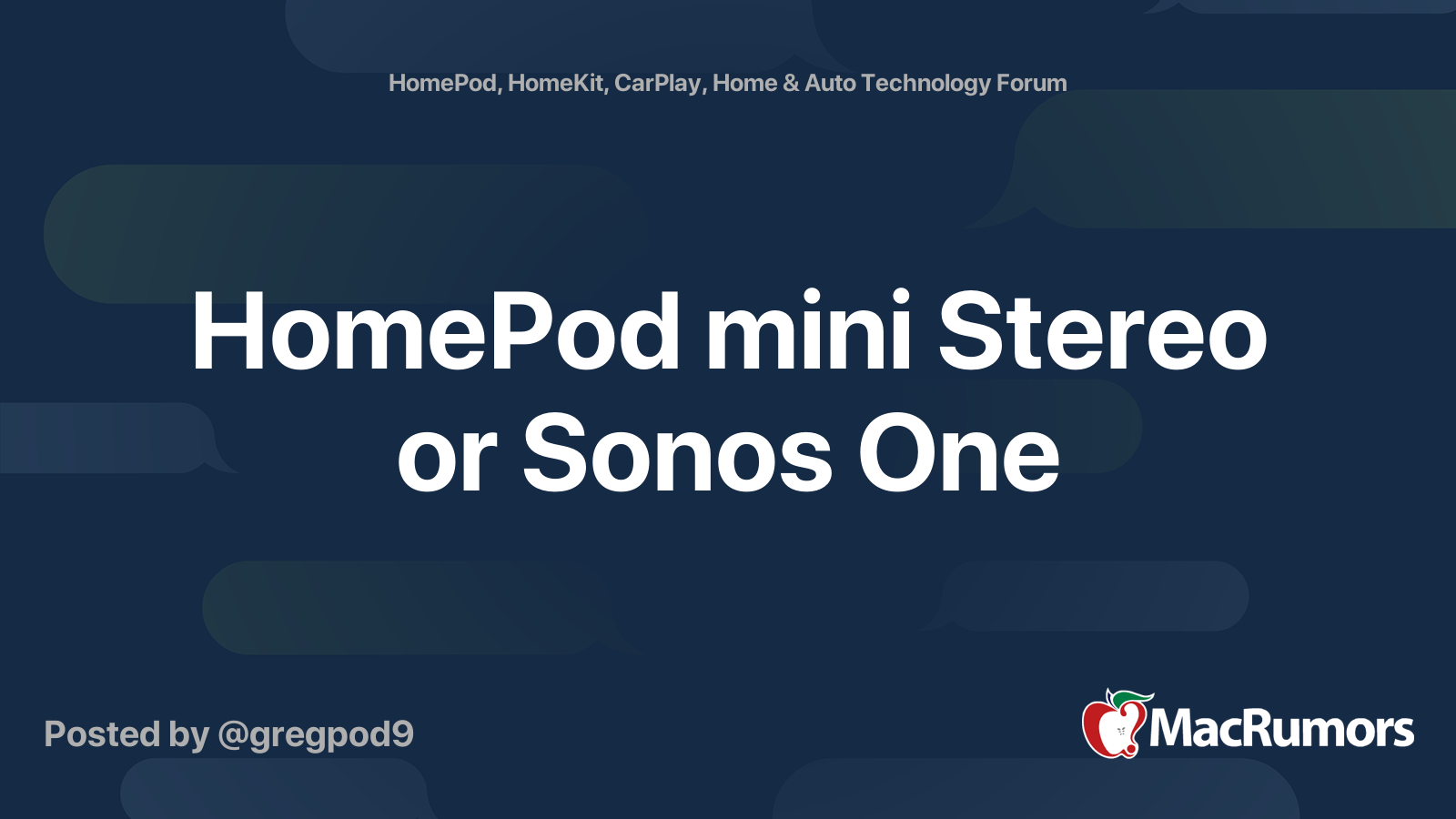 Sonos one 2024 apple homepod