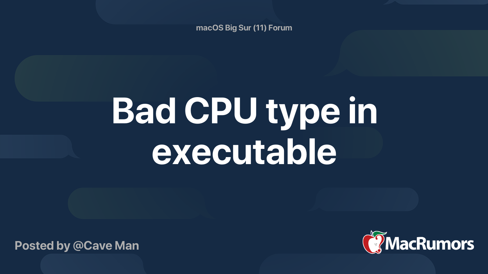 Bad CPU Type In Executable: Quick Fix Guide