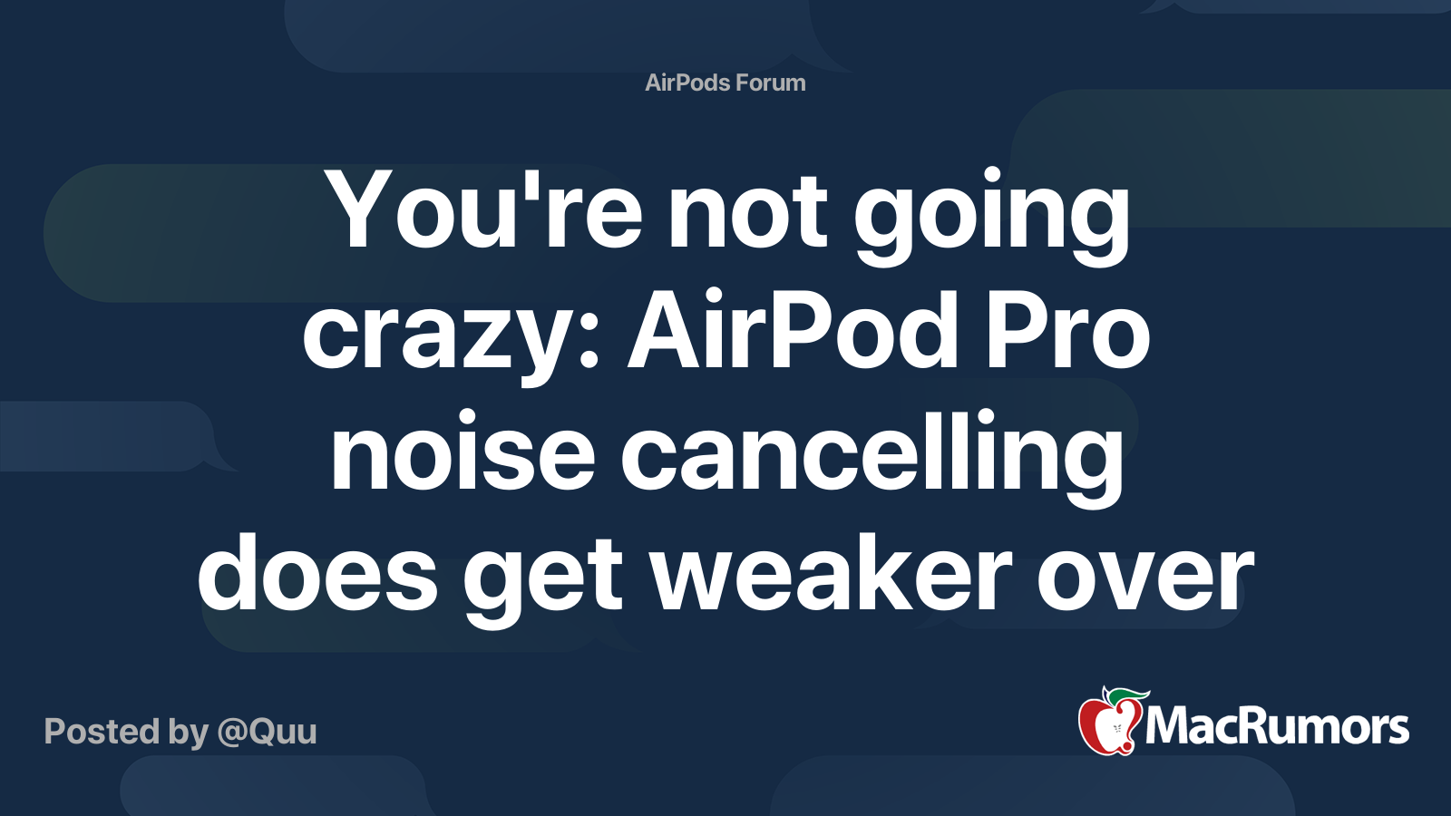 Airpods pro 2025 poor noise cancelling