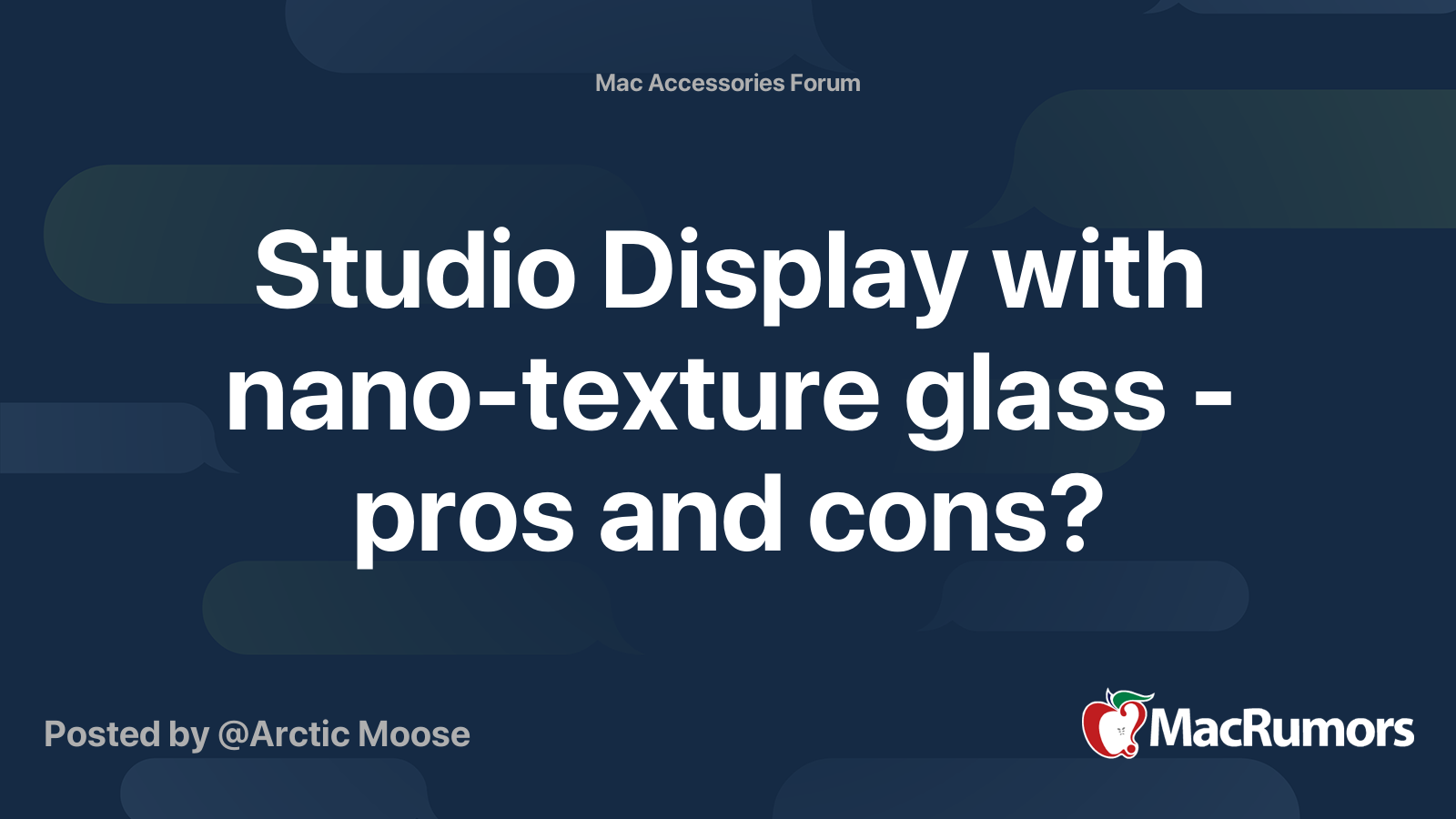 Studio Display with nano-texture glass - pros and cons