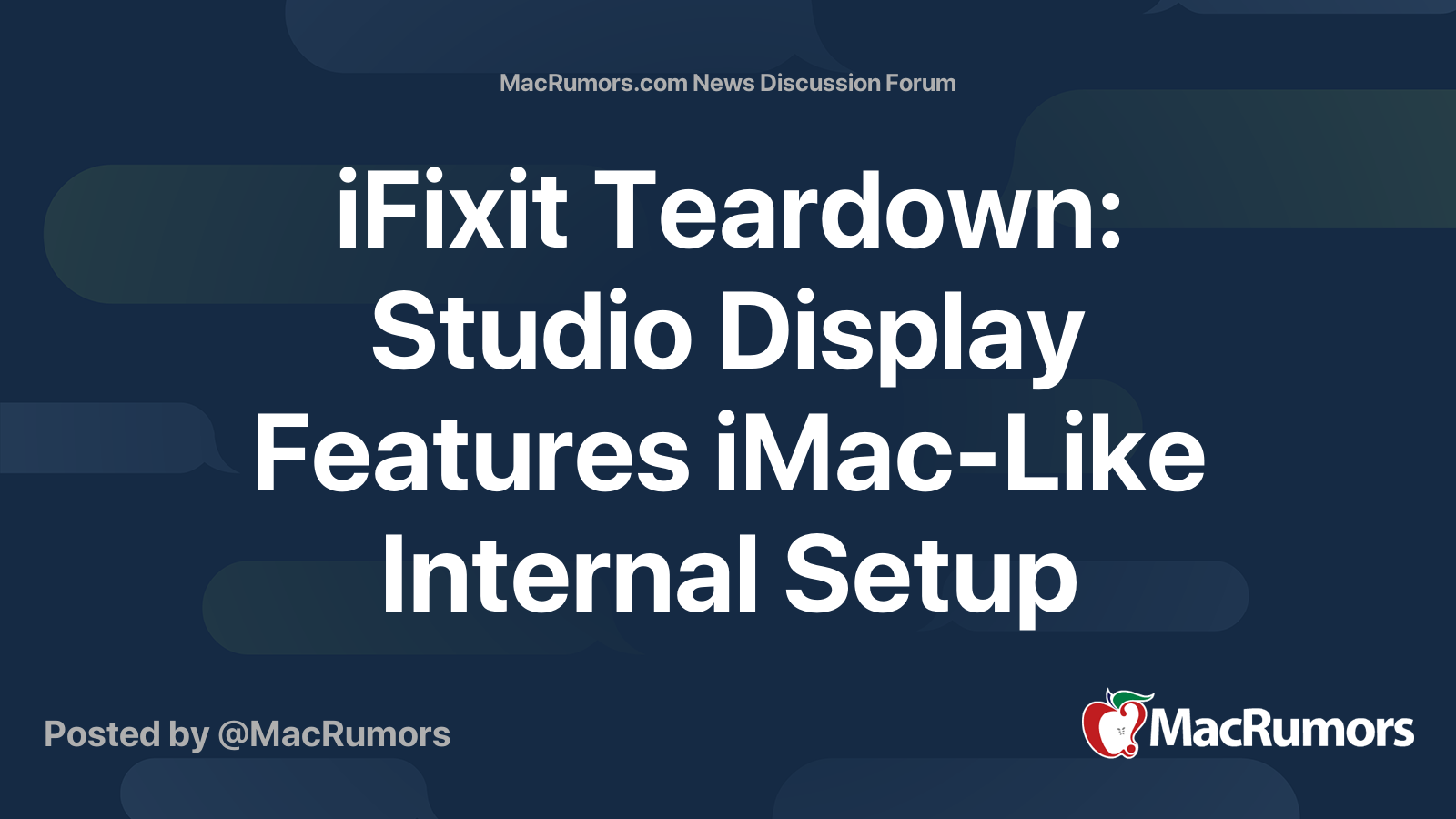 Studio Display Teardown: Is this secretly an iMac?