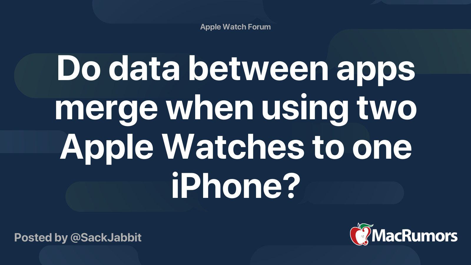 Two apple watches one apple online id