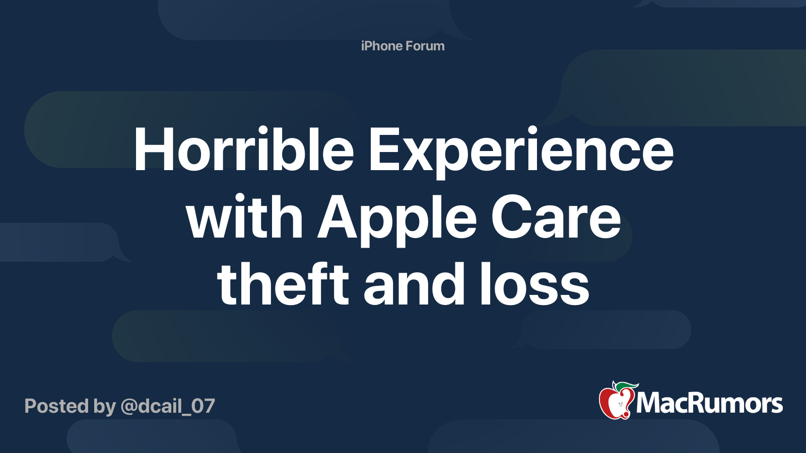 horrible-experience-with-apple-care-theft-and-loss-macrumors-forums