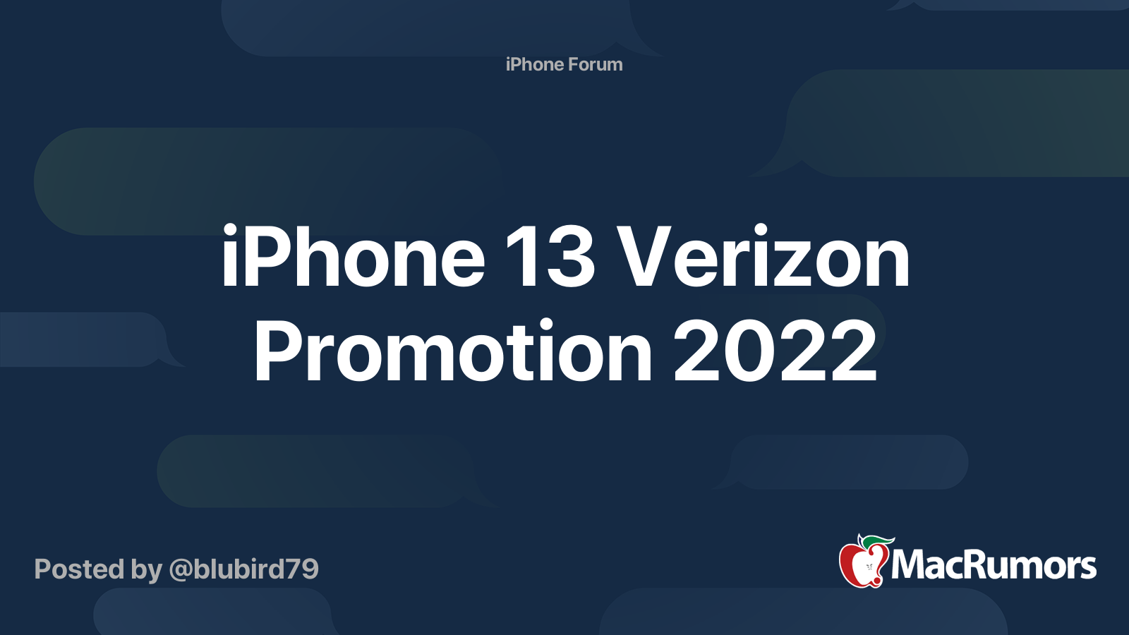 Verizonwireless Christmas Deals 2022 Iphone 13 Verizon Promotion 2022 | Macrumors Forums