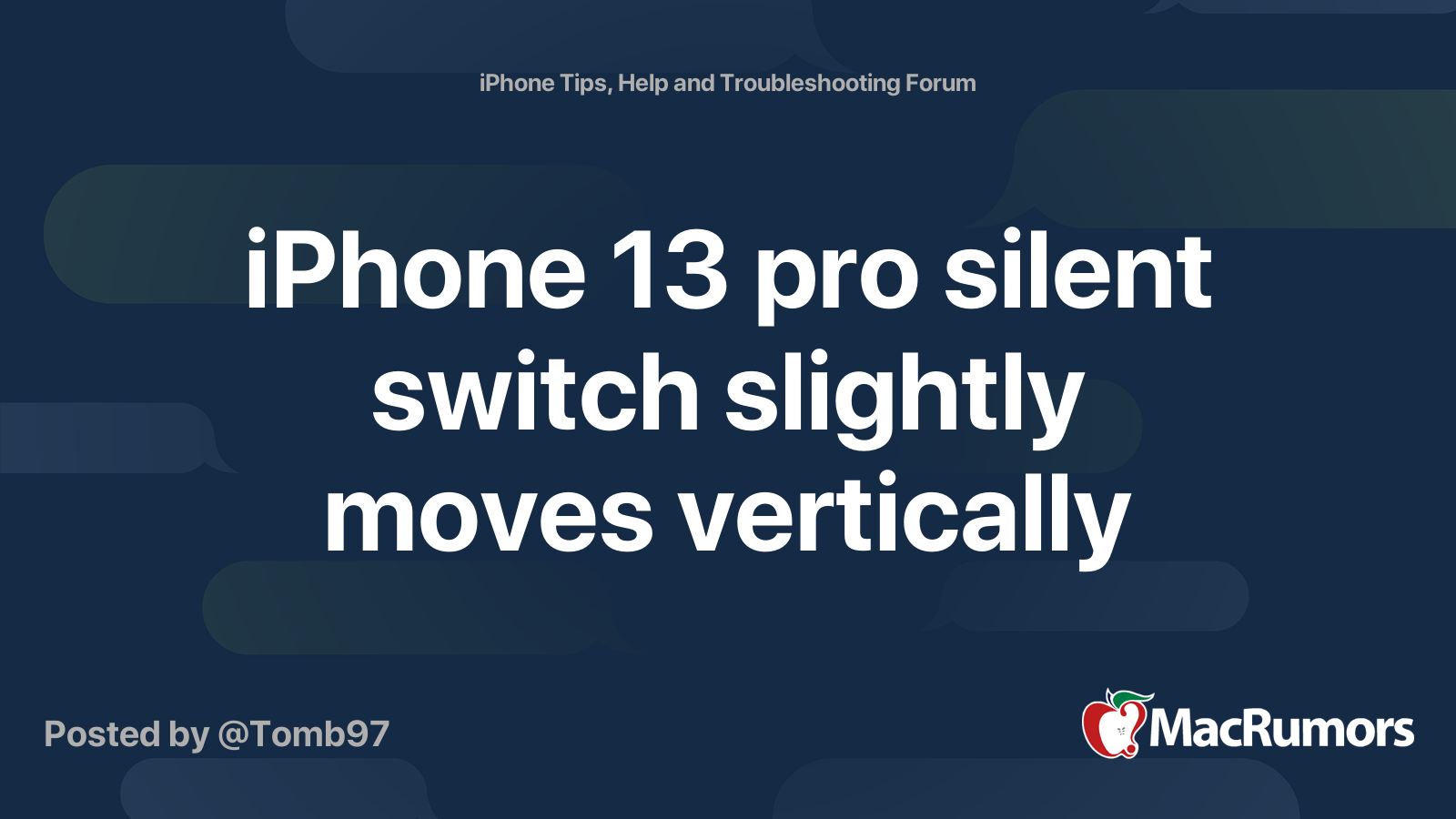 iphone 13 pro max ring silent switch