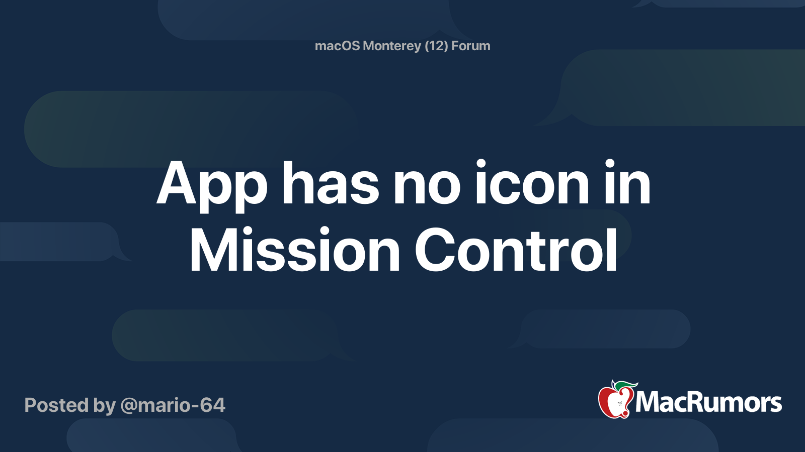 mission control icon
