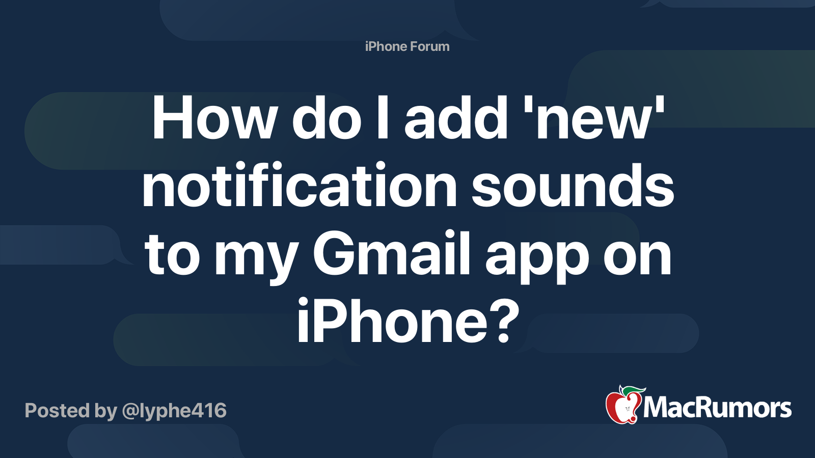 How do I add 'new' notification sounds to my Gmail app on iPhone