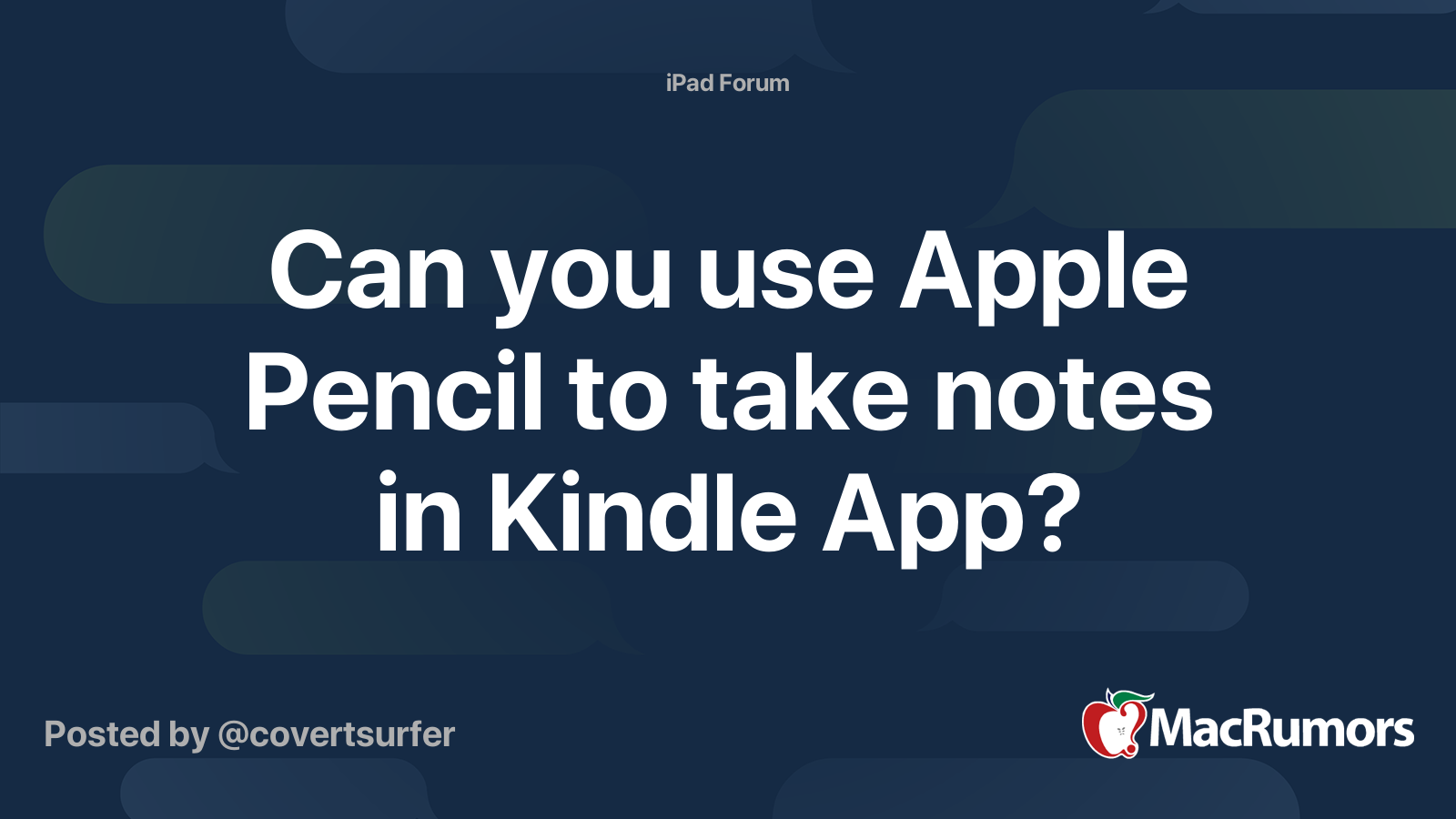 can-you-use-apple-pencil-to-take-notes-in-kindle-app-macrumors-forums