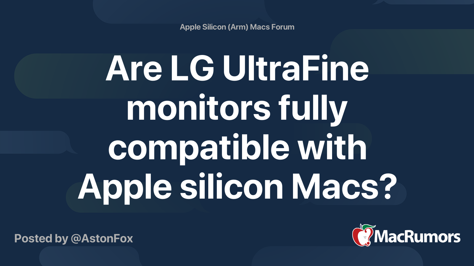 Are LG UltraFine monitors fully compatible with Apple silicon Macs