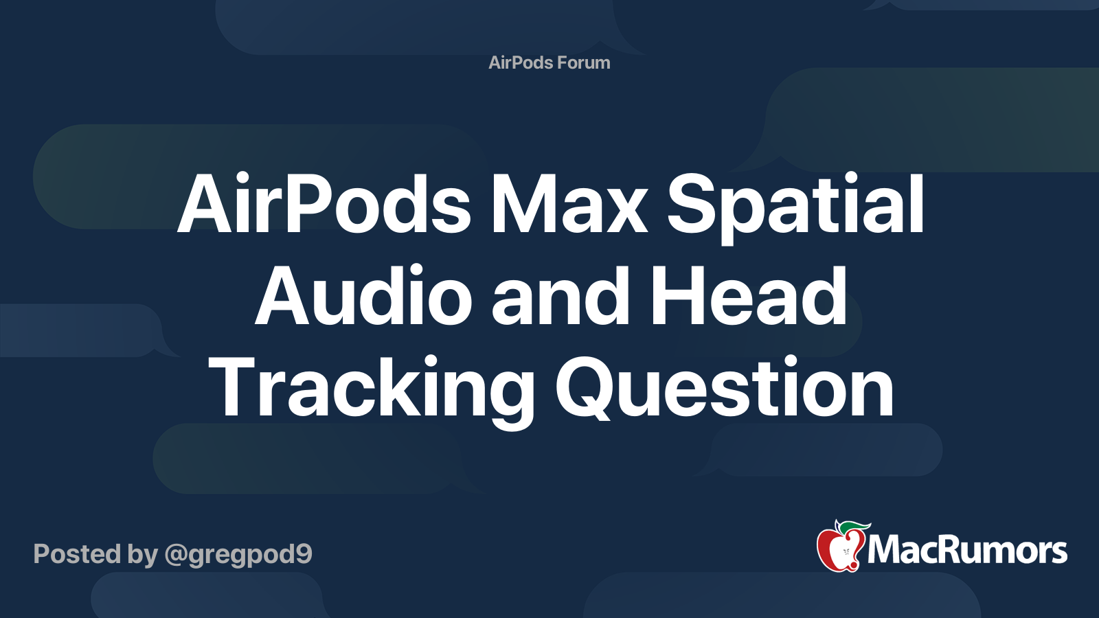 Airpods discount head tracking